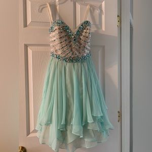 Mari lee prom dress, strapless with beautiful beading